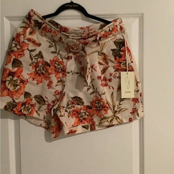 Joie 100% Linen Shortset Top M shorts Size 10 - Picture 6 of 12